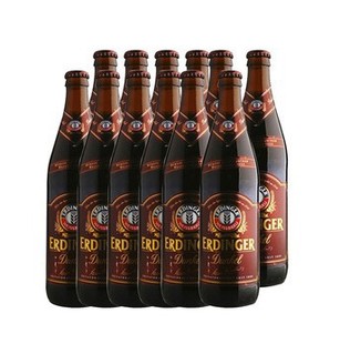  ★实体店★德国进口啤酒/艾丁格纯小麦黑啤酒/500ml*12整箱包物流