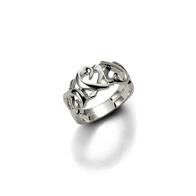 Tiffany anillos de plata esterlina suena a hueco de un solo hombre honrado de timbre personalizados anillo Nanjie Corea