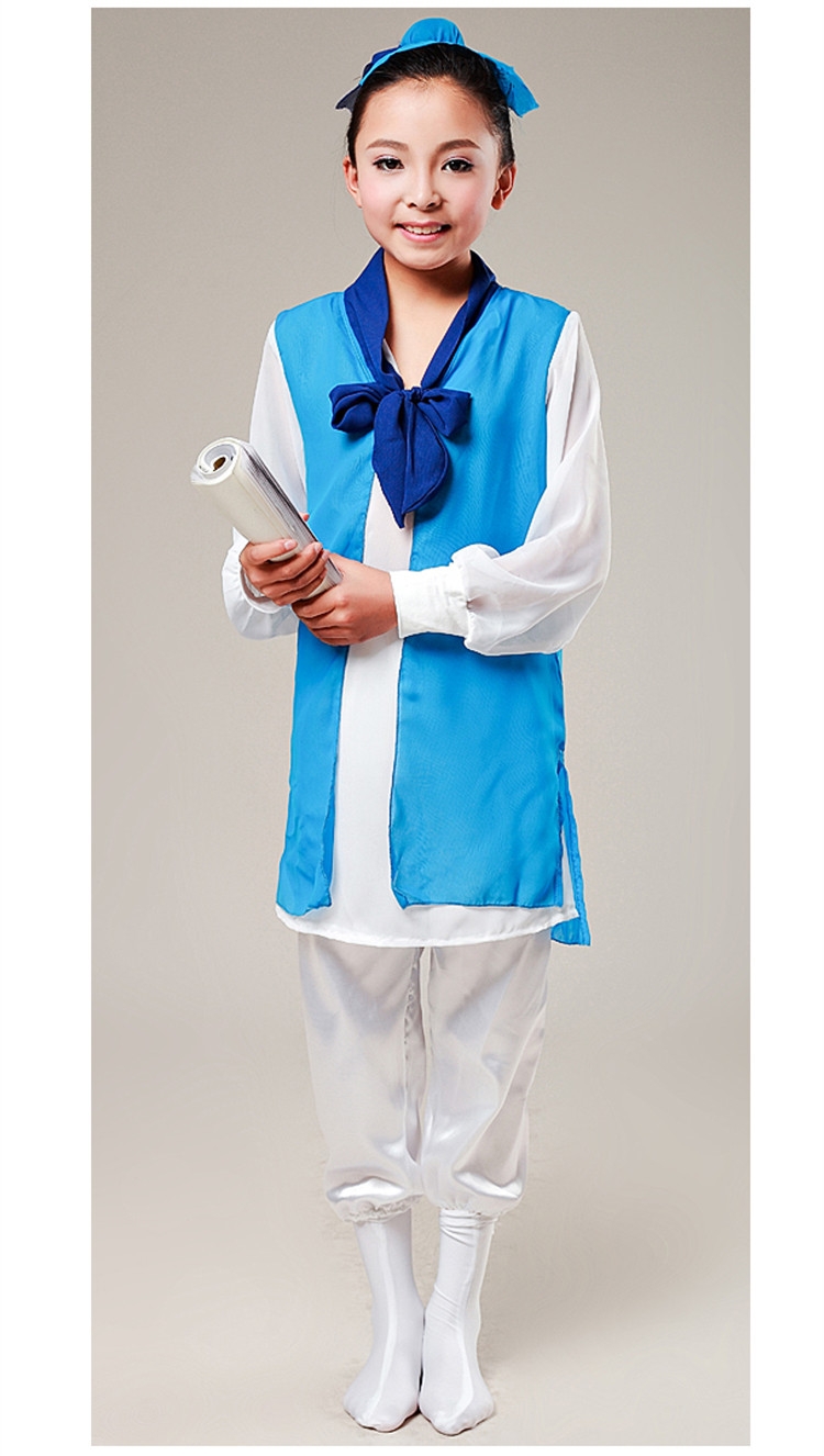 古代儿童服装古代书生服装书童装学堂古装汉服