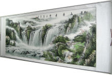 国画山水画 小八尺 已装裱 字画 客厅装饰画 卷轴挂画 礼品