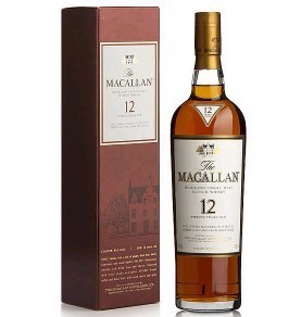  洋酒英国【MACALLAN】麦卡伦12年单一麦芽威士忌700ml 40度烈酒