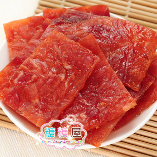  糖糖屋新装力荐靖江特产原味猪肉脯/猪肉干特制碳烤年货200(210)g