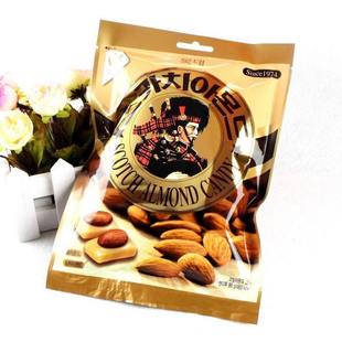  韩国乐天杏仁糖正品大颗粒 5折清仓进口80后零食品婚庆喜糖果90g