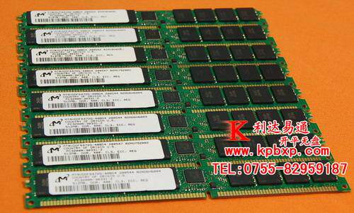 镁光 MT 512M DDR REG ECC 400 CL3 服务器内存 1U 服务器专用