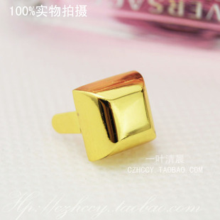  DIY材料*箱包服饰五金*金黄色脚钉*压铸塔形钉柳钉铆钉