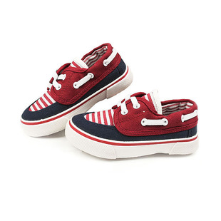  特价新款KP童鞋正品松紧带低帮帆布鞋男女儿童单鞋YD006