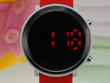Versión coreana de los relojes de moda sencilla neutral, electrónicos disco relojes