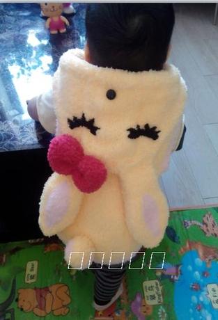 纯手工<em>编织</em>宝宝<em>马甲</em>儿童<em>绒绒线马甲KT猫</em>小蜜