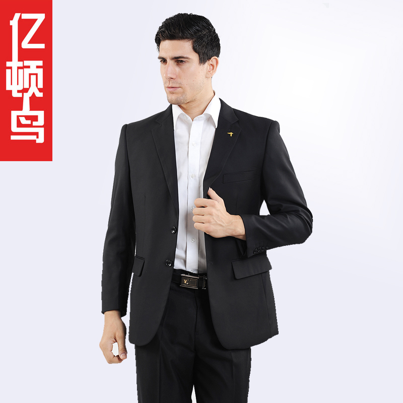 亿顿鸟西服套装男士韩版男装西装套装结婚婚礼礼服新郎装伴郎商务 亿顿鸟西服套装男士韩版男装西装套装结婚婚礼礼服新郎装伴郎商务