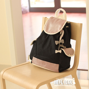  韩版可爱双肩包日系学院风潮女包帆布包包新款中学生书包时尚背包