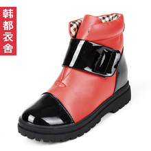 韩都衣舍⑤现货韩国2011秋冬款休闲<span class=H>高帮</span>女<span class=H>鞋</span>SJ1004枫