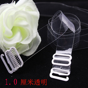 superior quality 1.0 Cm width/Invisible belt/Bra belt Metal buckle Transparent straps Silicone slipin the Lingerie/Men's underwear/Tracksuit , Straps category - from Buy2taobao.com to provide professional Taobao agent buy service