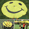 卡乐咪早教儿童感统器材游戏降落伞，团体笑脸彩虹伞体能训练教玩具