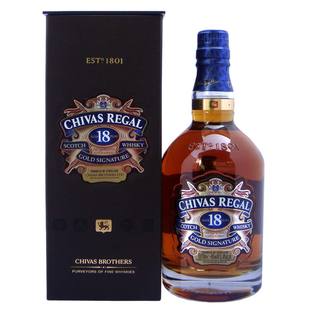  特价【洋酒】直供Chivas Regal 18 芝华士18年威士忌（金字签名）