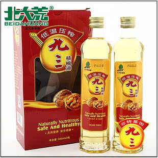  北大荒 九三牌 核桃油 益智 健康油 食用油 500ML/瓶 2瓶一盒九三