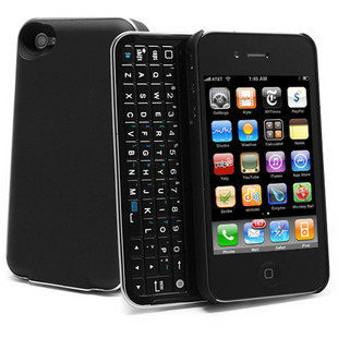 凡亚比  滑盖键盘 苹果 iPhone 4 蓝牙键盘 滑盖外壳 侧滑盖手机