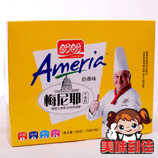  盼盼新品 梅尼耶 美式白巧克力干蛋糕 比越南TIPO面包干好吃 160g