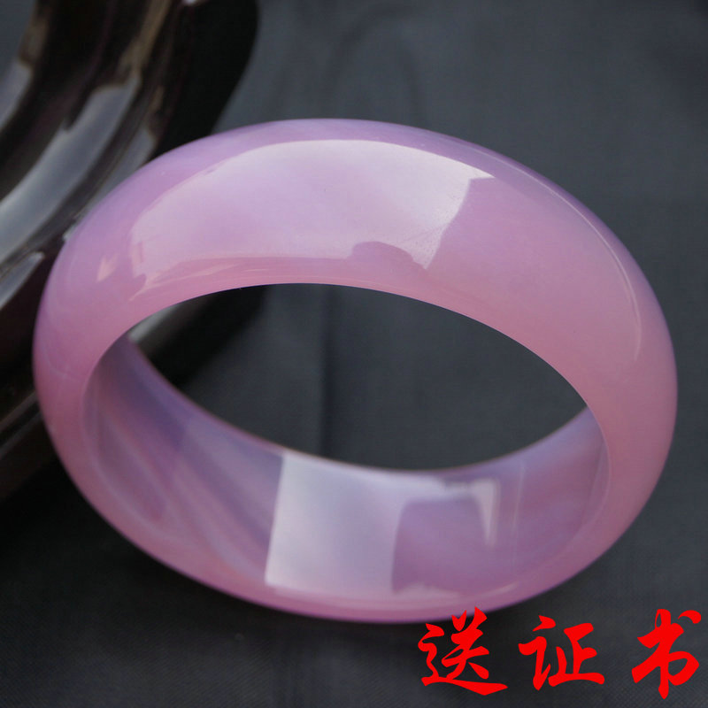 陕西西安天然正品蓝田芙蓉玉手镯 加宽加厚玉髓镯子 送鉴定证书在类目 珠宝/钻石/翡翠/黄金, 其他天然玉石, 手饰中 - 来自Buy2taobao.com提供专业的淘宝代购服务
