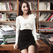 邮2012秋季女三彩拼色<em>盛女的黄金时代梁爽</em>同