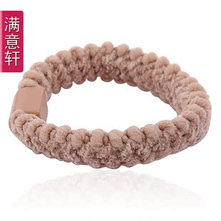  满意轩 加粗发绳 耐用结实拉不断 高弹力橡皮筋发圈头绳头饰 8438