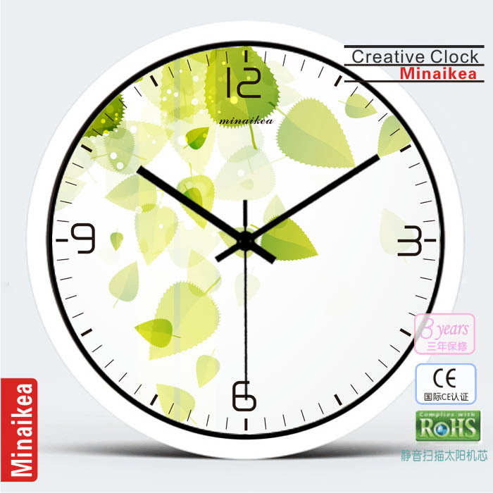 米娜怡 home fashion Mute Wall clock to work in an office a living room Metal Clock Children's bedroom Simplicity originality Quartzin the Home Daily , Bell , Wall clock category - from Buy2taobao.com to provide professional Taobao agent buy service