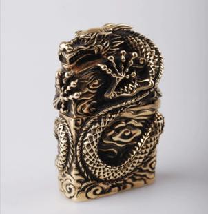 赠品 ZIPPO 打火机 至尊升龙 盘龙 龙腾四海 至