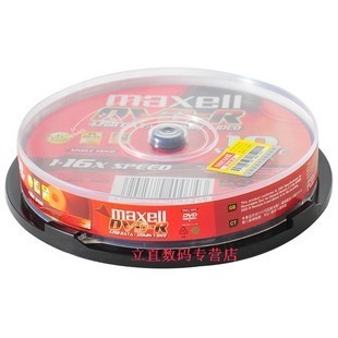 MAXELL麦克赛尔(万胜)DVD-R 16速4.7G光盘10片桶装刻录盘空白光盘在类目 办公设备/耗材/相关服务, 磁盘刻录存储类, 刻录盘中 - 来自Buy2taobao.com提供专业的淘宝代购服务