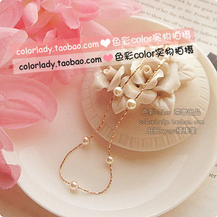  58包邮 外贸欧美可爱俏皮小饰品首饰 18K镀金四季皆宜OL简约脚链