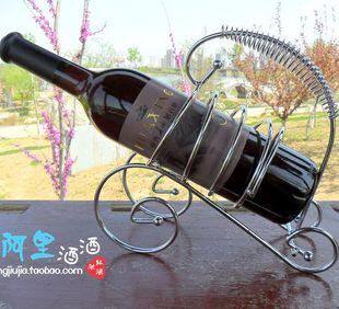 【特价】粗古琴酒架经典款不锈钢红酒架时尚创意酒架 葡萄酒架子