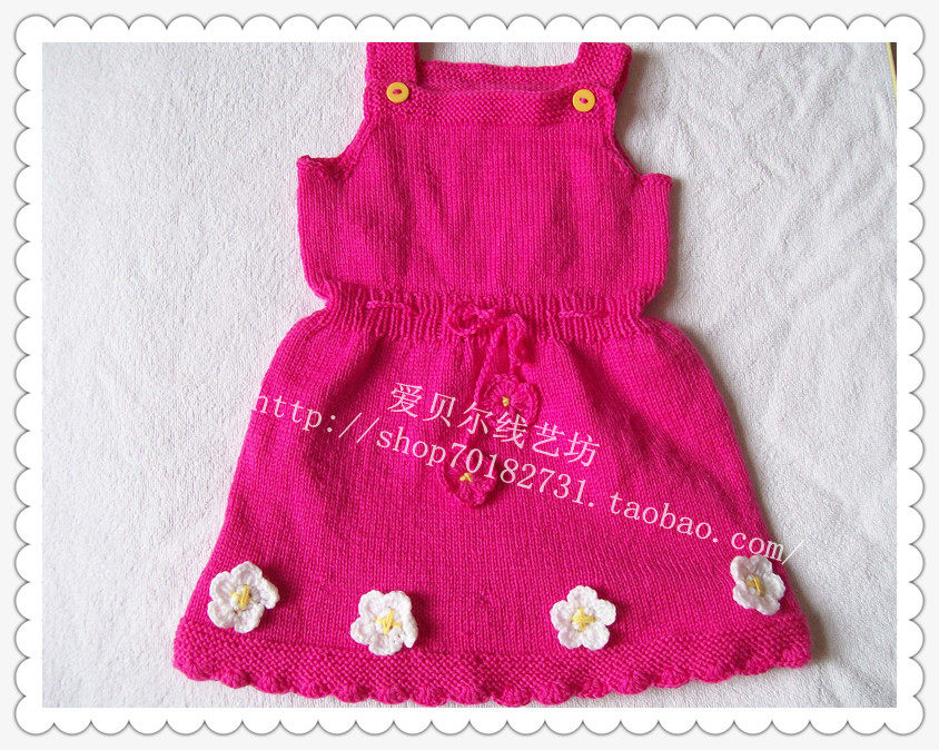 宝宝毛线<em>背心裙编织</em>法+多少钱,宝宝毛线<em>背心裙</em>
