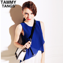 TammyTangs2012春新款夏季欧美女士无袖打底<span class=H>雪纺</span><span class=H>吊带</span>衫 <span class=H>小</span>背心女