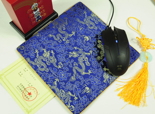  南京云锦 御织坊品牌 中国特产 会议礼品 云锦鼠标垫