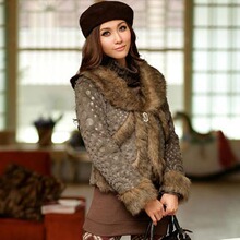 2012春装新款女装 时尚<span class=H>皮草</span>外套 1216