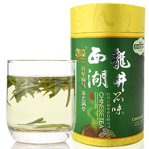 艺福堂茶叶 春茶 2012新茶 绿茶 雨前西湖龙井茶 250克/罐 包邮