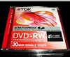 罗马光盘 TDK超硬防刮DVD-RW摄像机小光盘 可擦写DVD-RW8厘米光盘
