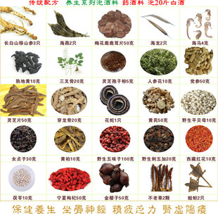  补肾养生泡酒料 药酒料 肾虚阳痿 体虚乏力 老中医古典配方 强劲