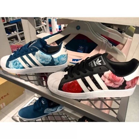 正品adidas三叶草范冰冰<em>红玫瑰</em>男鞋<em>女鞋</em>贝壳头