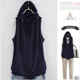 the republic of korea Big size dress fat MM* Extra large size*new pattern fashion Hooded knitting Vest Present!Hair day)in the Women's clothing/Boutique , Large size women category - from Buy2taobao.com to provide professional Taobao agent buy service