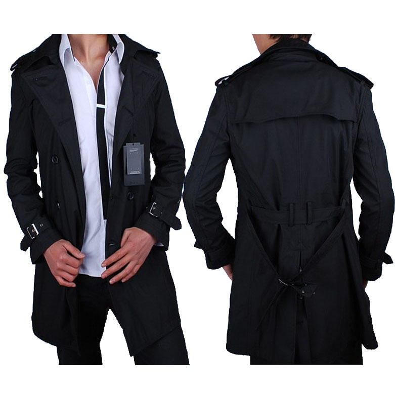 New spring windbreaker men and Korean slim long thin leisure men s jacket coat of England men