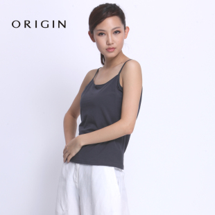  ORIGIN安瑞井盛夏经典纯色百搭简约大码吊带背心打底女吊带衫