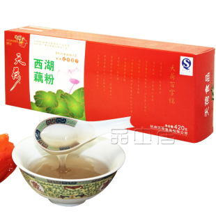  天荷 红枣莲子 西湖藕粉 速溶 浙江 杭州特产 年货藕纯零小吃 420