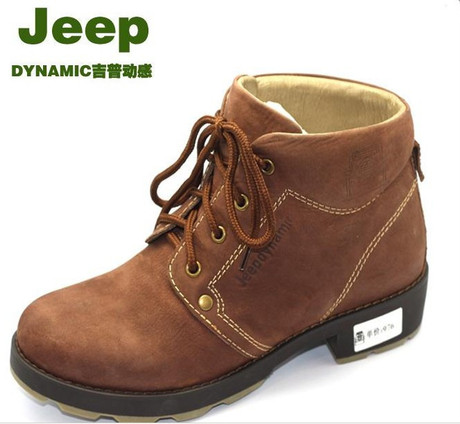 <em>Jeep吉普</em>动感<em>女鞋</em>专柜正品真皮保暖鞋真皮短