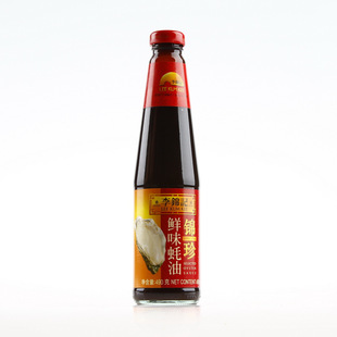 李锦记 锦珍鲜味蚝油490g 调料 火锅蘸料 调味 腌肉料 782 HO04
