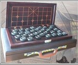 《棋开得胜》全球首款金玉紫檀镶嵌象棋 包邮