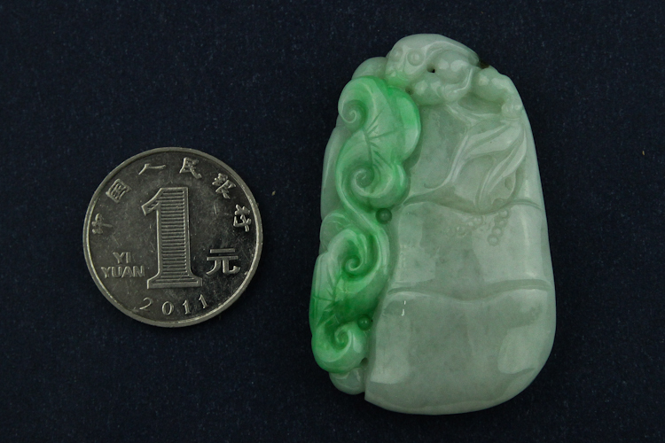 【聚宝阁】天然翡翠老坑A货 飘翠 福在眼前 节节高升 竹子挂件在类目 珠宝/钻石/翡翠/黄金, 翡翠(新), 颈饰中 - 来自Buy2taobao.com提供专业的淘宝代购服务