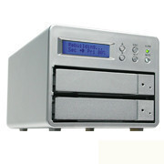 2*2TB 西数WD20EARS RAIDON SL3610 双盘位NAS网络存储