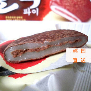  韩国打糕 韩国乐天巧克力打糕派186(220)克 超美味哦