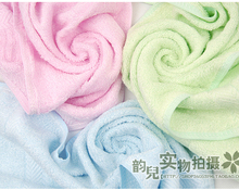 正品 竹纤维大方巾 美容巾 抗菌面巾 34*34 50克 可当婴儿枕巾