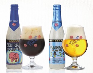  比利时皇室啤酒 浅/深粉象进口啤酒Delirium Termems黄啤/失身酒`