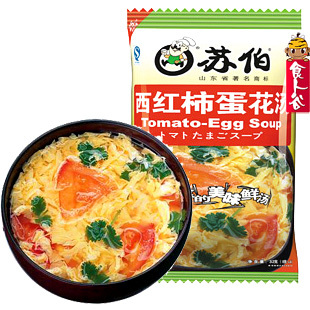  【人气宝贝】苏伯汤 西红柿蛋花汤蔬菜汤速食汤 热水冲泡即食 6g